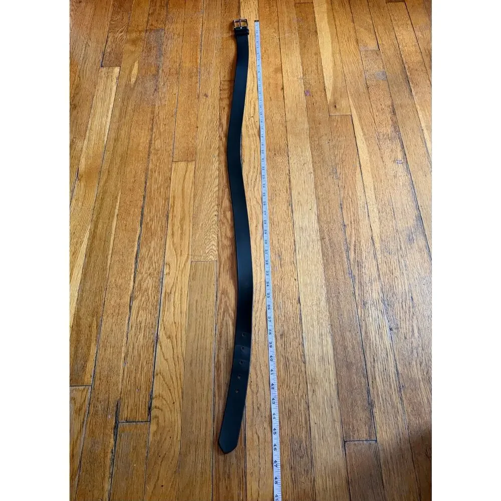 GAP Distressed Black Leather Belt Mens sz 36